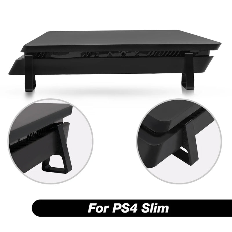 BitFunx Cooling Foot Bracket Accessories 3D Printed Horizontal Stand For Video Game Console PS4 For PS4 Slim For PS4 Pro