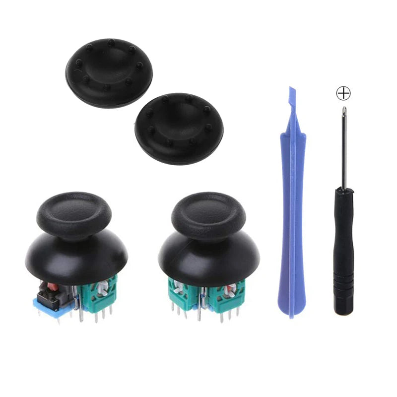 Original Replacment Parts Controller Tool Kit for Playstation 4 PS4 Accessories 3D Rocker Screwdriver Joystick Mushroom Head