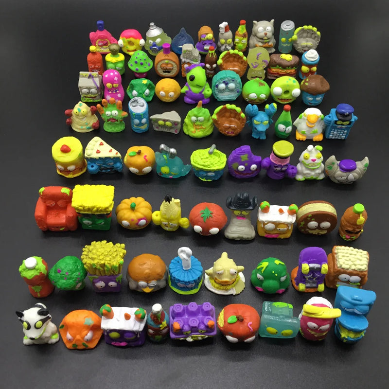 20-100pcs Zomlings Trash Dolls Action Figures 3cm Grossery Gang Garbage Collection Model Toys for Kids Birthday Gift