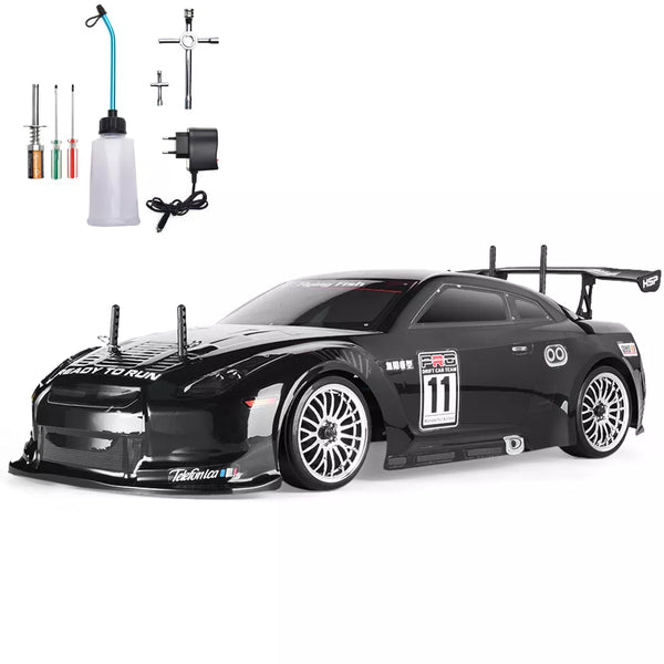 HSP RC Car 4wd 1:10 On Road Racing Two Speed Drift Vehicle Toys 4x4 Nitro Gas Power High Speed Hobby Remote Control Car