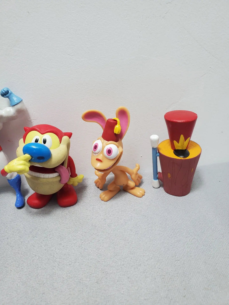 5pcs kawaii navidad Ren&Stimpy anime Action Figures Collectible figurines Model Halloween christmas kids Gift Toys