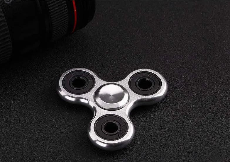 EDC Hand For Autism ADHD Anxiety Stress Relief Focus Kids Alloy Metal Aluminum Spinner Hand  Fidget Spinner Toys