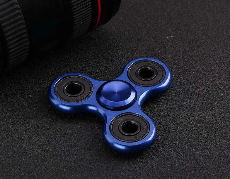 EDC Hand For Autism ADHD Anxiety Stress Relief Focus Kids Alloy Metal Aluminum Spinner Hand  Fidget Spinner Toys