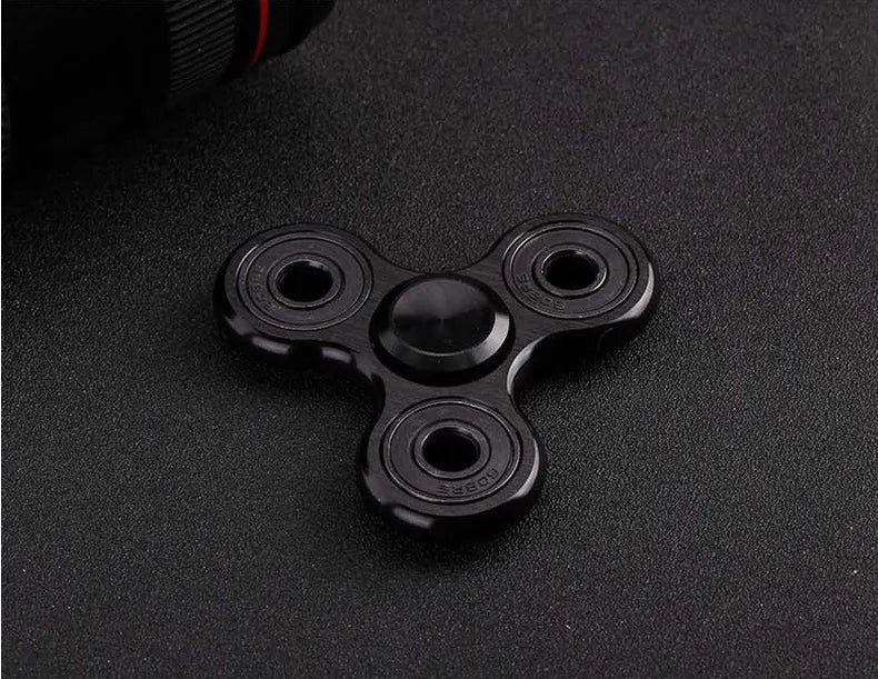 EDC Hand For Autism ADHD Anxiety Stress Relief Focus Kids Alloy Metal Aluminum Spinner Hand  Fidget Spinner Toys