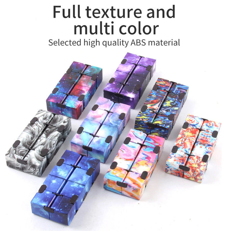 Fidgets Toy Autism Anti Stress Relief Creative Infinite Cube Magic Cube Office Flip Cubic Puzzle Stop Stress Reliever Autism Toy