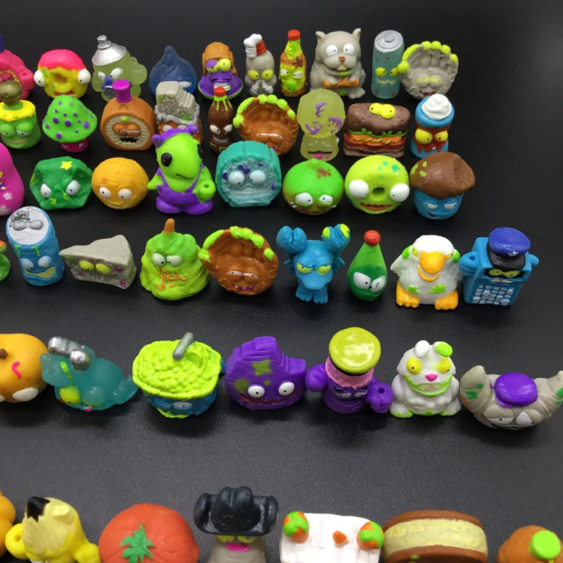 20-100pcs Zomlings Trash Dolls Action Figures 3cm Grossery Gang Garbage Collection Model Toys for Kids Birthday Gift