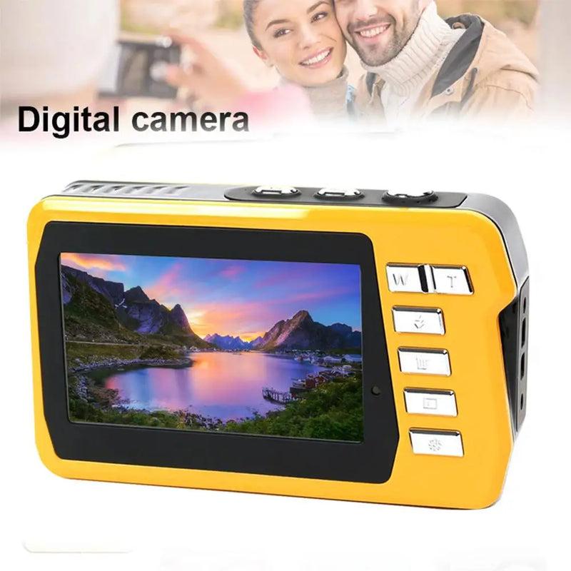 HD 1080P Underwater Video Camera 48MP Dual Screen 16x Zoom Point Shoots Video Camcorder Sports Waterproof Digital Camera