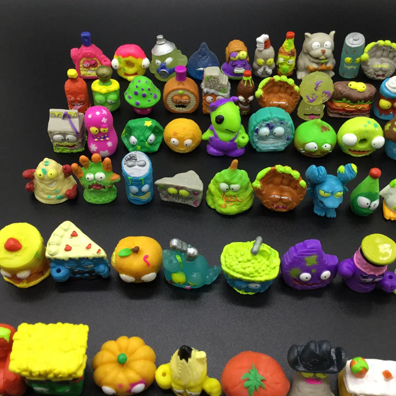 20-100pcs Zomlings Trash Dolls Action Figures 3cm Grossery Gang Garbage Collection Model Toys for Kids Birthday Gift