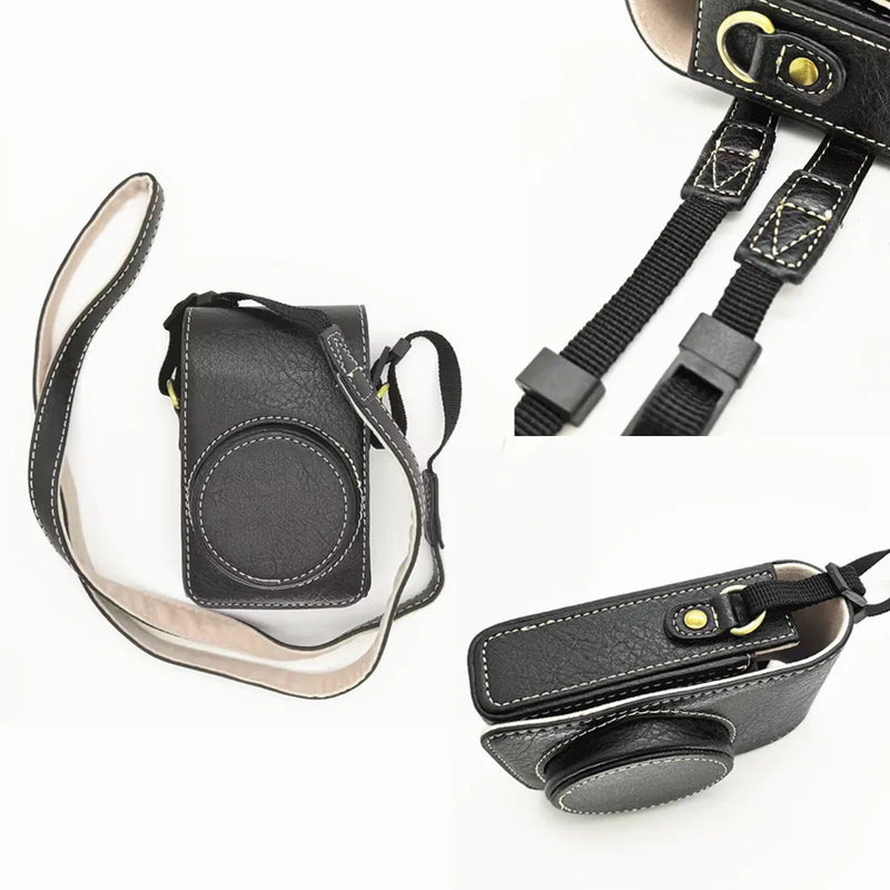 PU Case Cover Bag for Sony ZV-1F ZV1M2 RX100 Canon G7 X MARK II G7 X MARK III RICOH GR II GR III GRIII X PANASONIC LX10 Camera