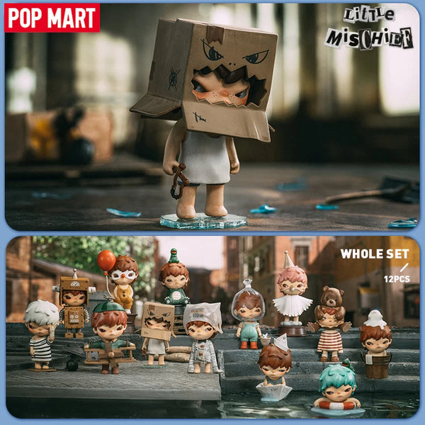 POP MART Hirono Little Mischief Series 1pc/12pcs Mystery Box Blind box Action Figurine Cute Toy