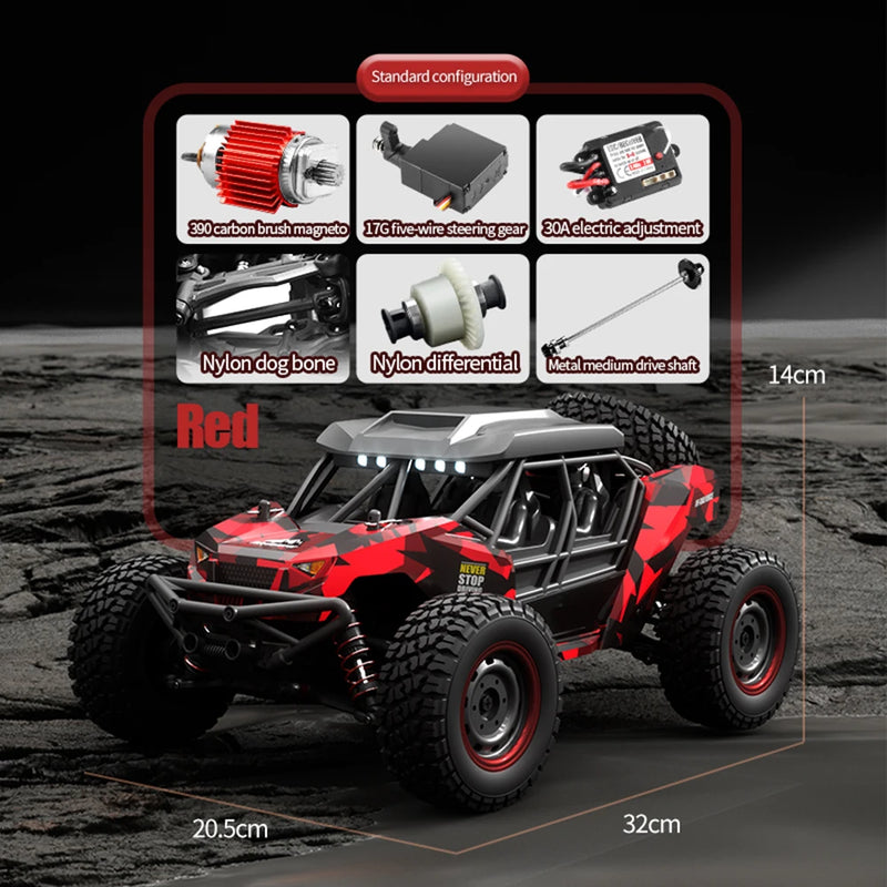 SCY 16106PRO 1:16 70KM/H 4WD Brushless RC Car Remote Control Off-road Cars High Speed Drift Monster Truck vs Wltoys 144001 Toys