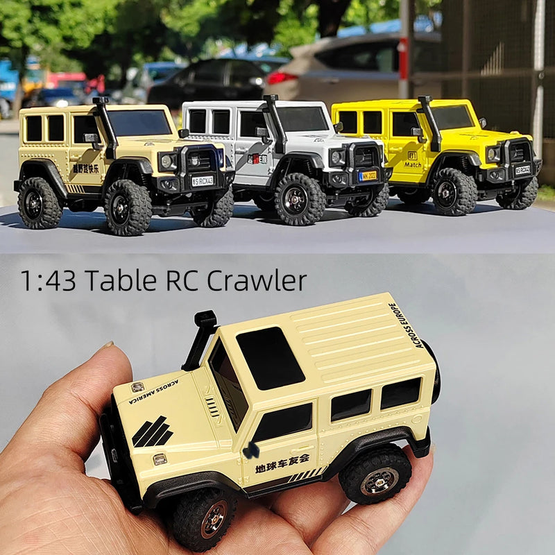 LDARC X43 RTR/BNR 1/43 Crawler RC Car full Time 4WD Remote control Mini Climbing Vehicle Toy desktop off Roader