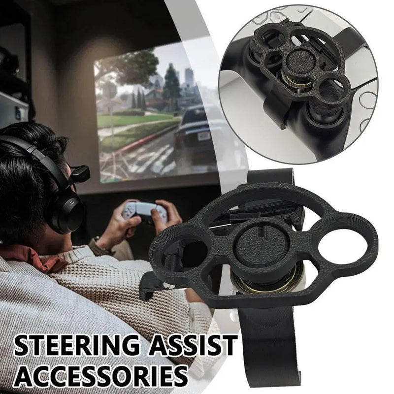 Double Disk 3d Printing Steering Wheel For Ps5 For Ps5 Slim Game Controller Auxiliary Replacement Accessories R9q8