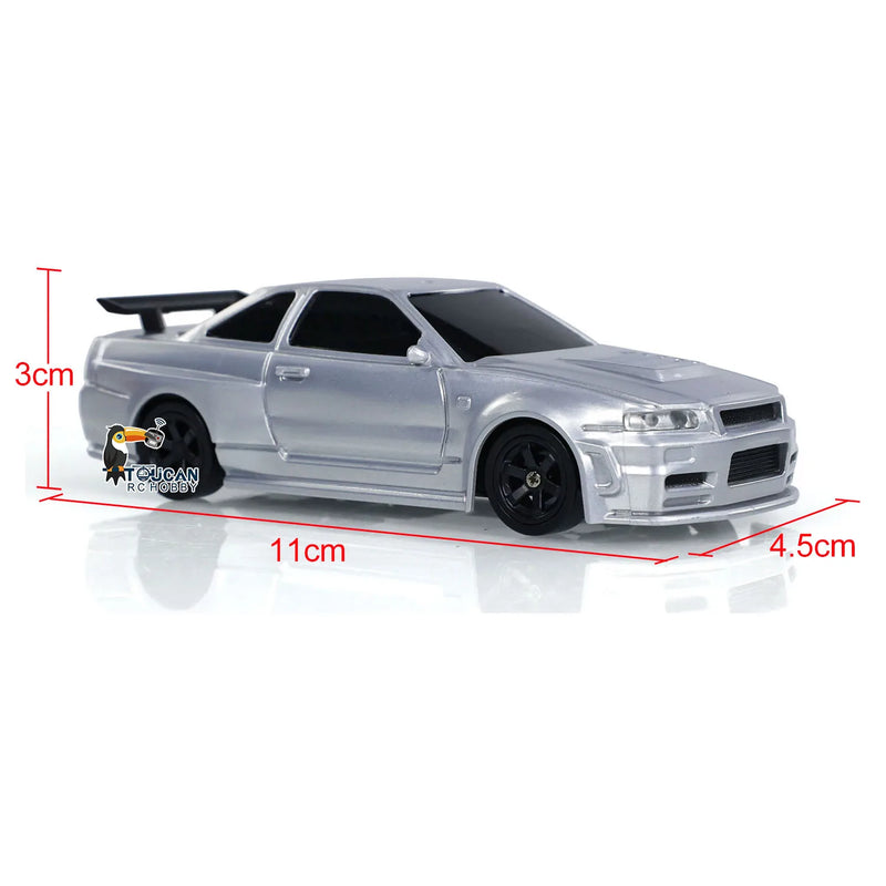 2.4G 1/43 RC Mini Speed Car RTR 4WD Four-wheel Drive Car Radio Control Racing Drifting Cars Toy High Speed Model Boys Gift