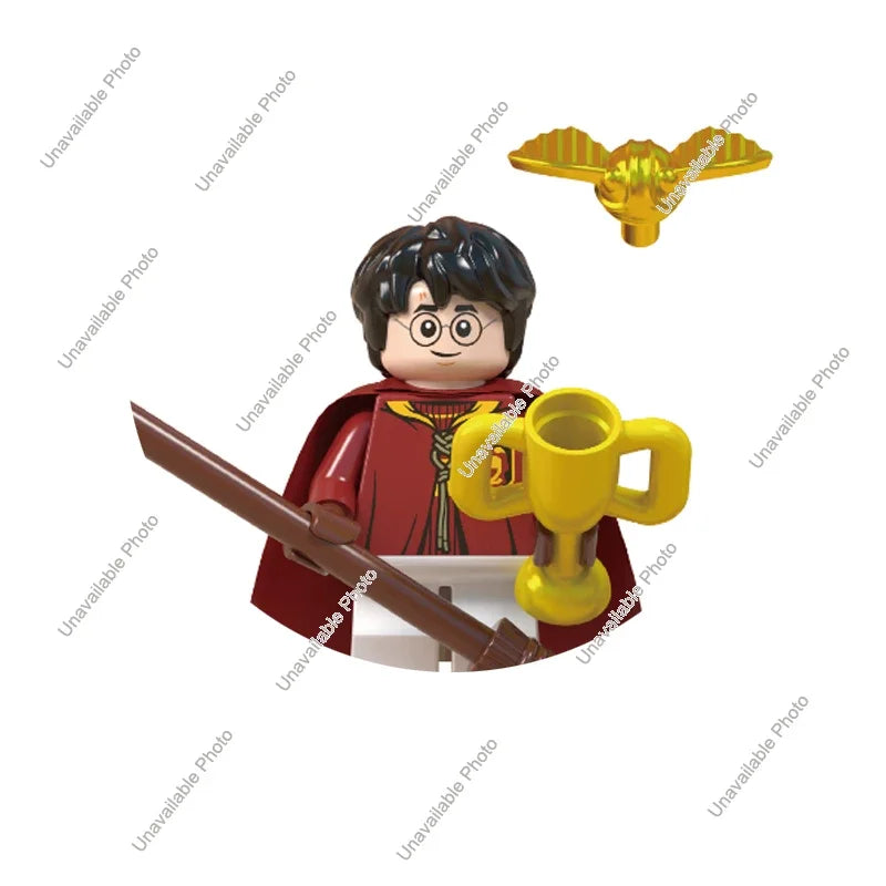 Hot Toys WM6040 WM6041 WM6059 Anime Harry Potter Bricks Mini Action Toy Figures Building Blocks Kids Assembly Toys Birthday Gift