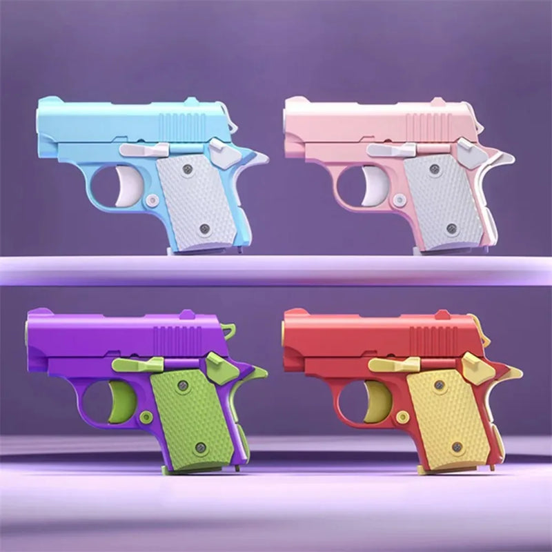 3D Printing Mini 1911 Children'S Toy Gun Fidget Toy Outdoor Sports Games for Kids and Adults Stress Relief Toy Christmas Gift