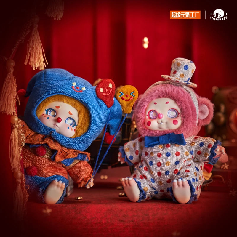 Cino Dreamland Circus Series Plush Blind Box Toys Cute Action Anime Figure Kawaii Mystery Box Model Designer Doll Gift