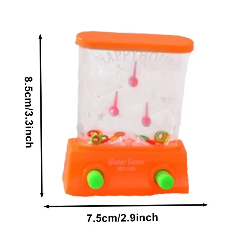 Handheld Water Game Miniature Arcade Set Water Games Educational Fine Motor Toys With Toss Water Ring Retro Pastime Party Favor