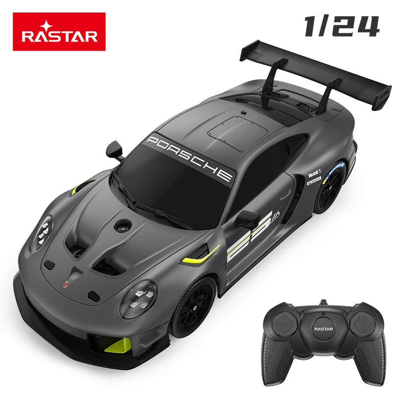 Rastar 1:24 RC Car Porsche 911 GT2 RS Clubsport 25 2.4G Radio Remote Control Sports Racing Model Vehicle Toys for Children Girls