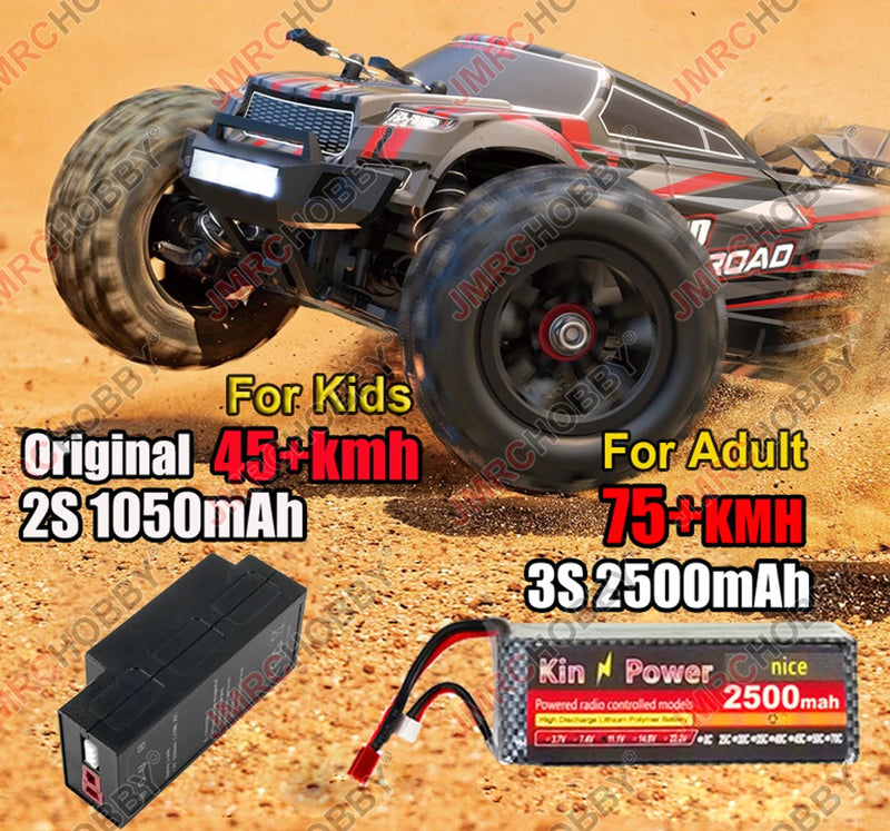 Upgraded MJX 16210UPG  Hyper Go Brushless RC Car Hobby With X6  Remote Controler 6CH 4WD 75KMH High-Speed Off-Road Turck