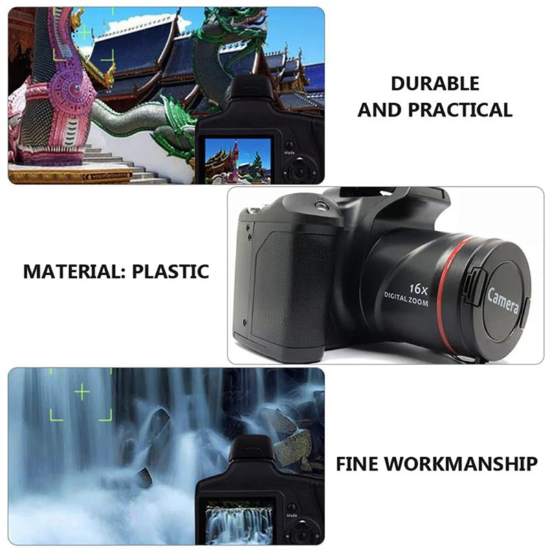 Digital Video Camera Full HD 1080P Camera Digital Point Shoot Camera With 16X Zoom Anti Shake Professional Camera