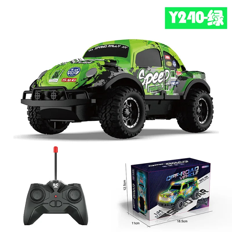 Rc New 2023 Simulation Off-Road Remote Control Car 1:24 Y240 With Lights Without Battery Children'S Remote Control Toy Gift