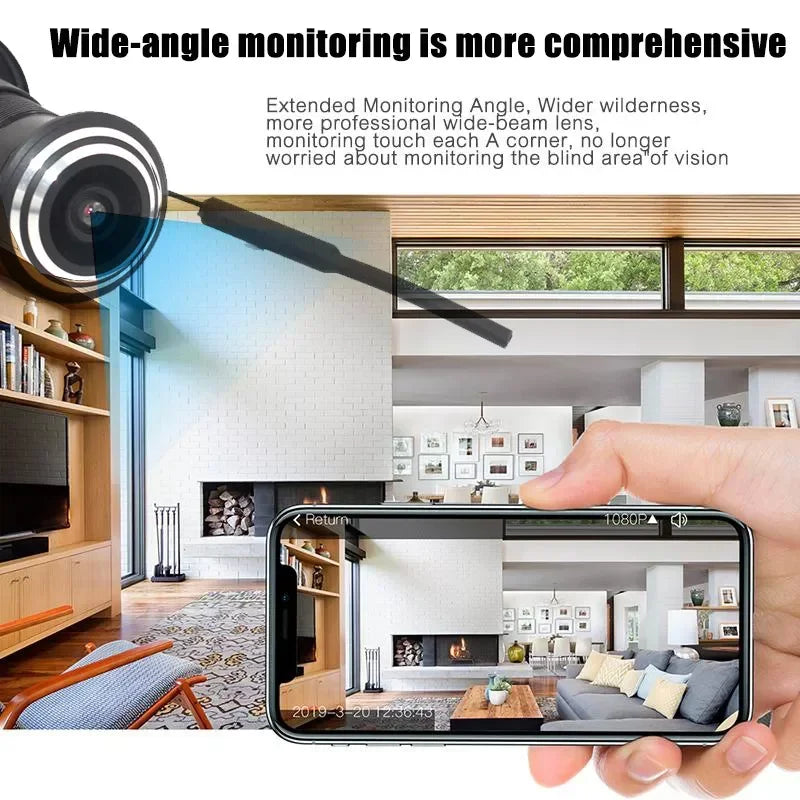 Tuya Smart Life Video Peephole Wifi Camera Motion Detection Door Viewer Wireless Video Door Eye Camera Home Security Protection