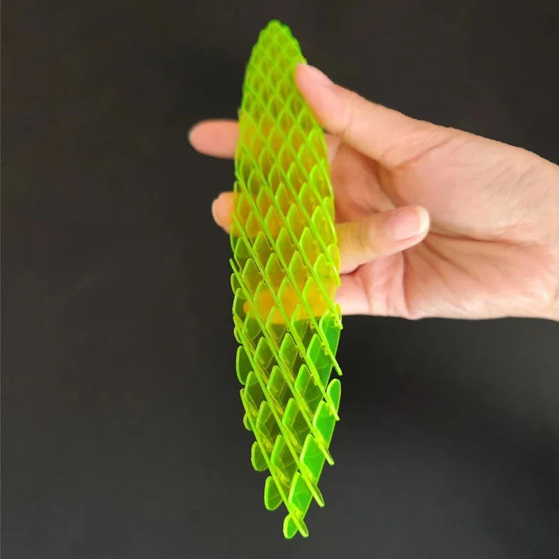 Design Worm Big Fidget Toy 3D Printing Decompression Elastic Net Net Anti-Stress ADHD Stress Relief Elastic Toy for Kid Adult