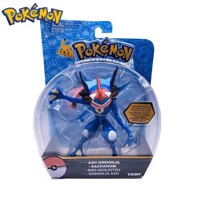 Original Takara Tomy Pokemon Anime Action Figures Pikachu Gyarados Eevee Snorlax Scizor Ash Greninja Gengar Toys Kids Xmas Gifts