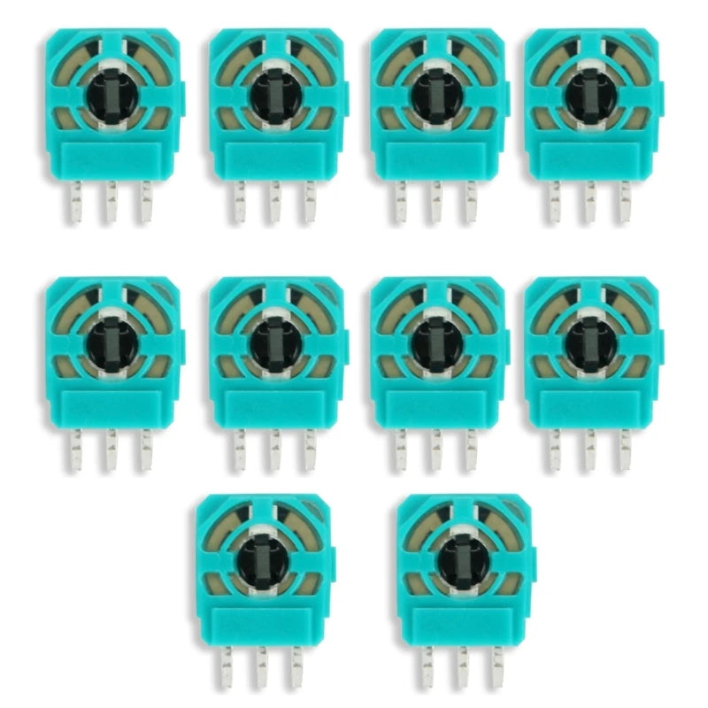 10pcs Joystick Potentiometers Sensor Repair Kit for PS5 PS4 Pro XBOX ONE Controllers 3D Thumbstick Axis Resistors Repair Part