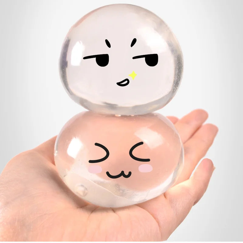 6cm Clear Maltose Syrup Ball Slow Rebound Fidgeting Adult Kids Toys  Stress Relief Stress Resistant Stress Ball Baby Toys