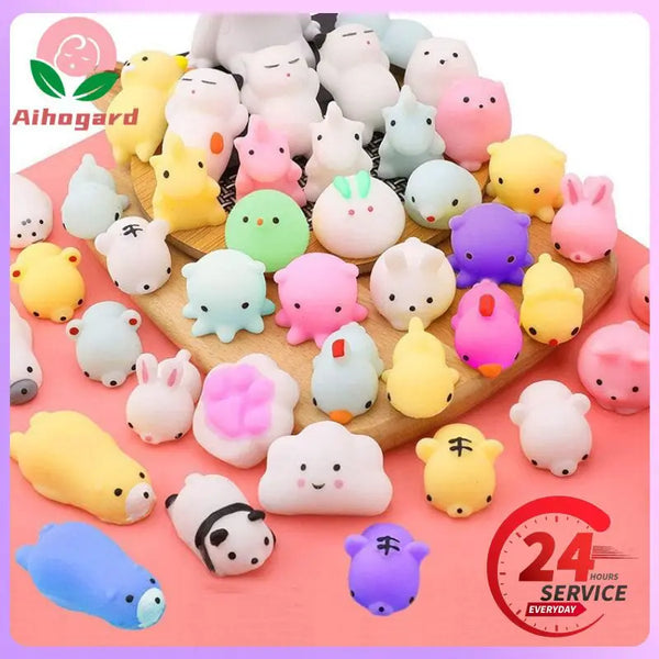 Decompression Toys Cute Animal Antistress Decompression Mochi Toy Luminous Pinch Music Stress Relief Luminous Toys Kids Gifts