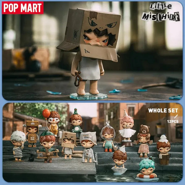 POP MART Hirono Little Mischief Series Blind Box Toys Mystery Box Mistery Figure Caja Surprise Box Kawaii Model Birthday Gift