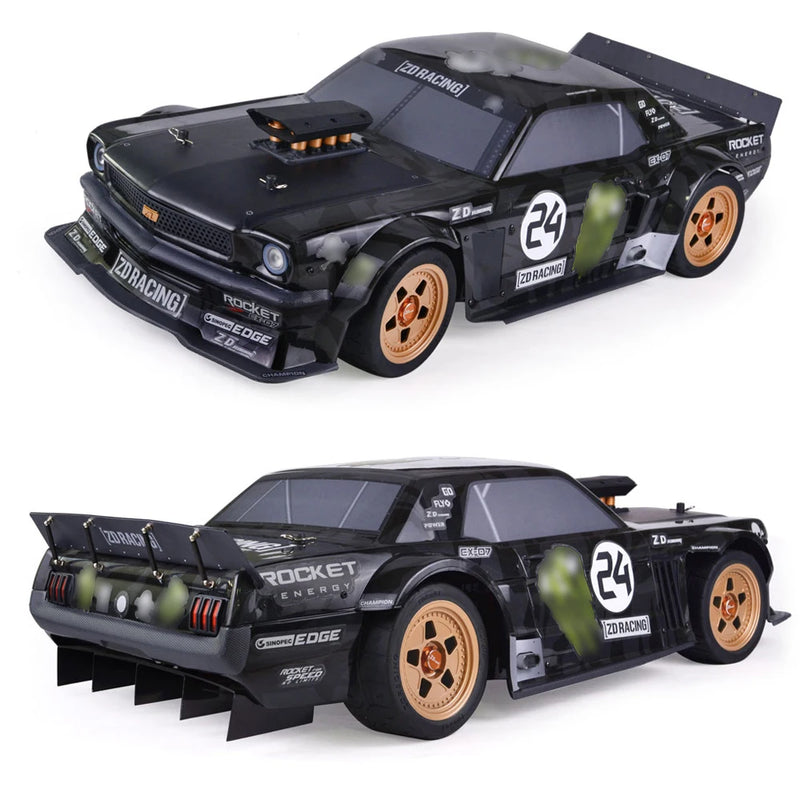 ZD Racing EX07 1/7 4WD Brushless Remote Control RC Car Drift Super High Speed 130km/h Huge Vehicle Models Full Proportional