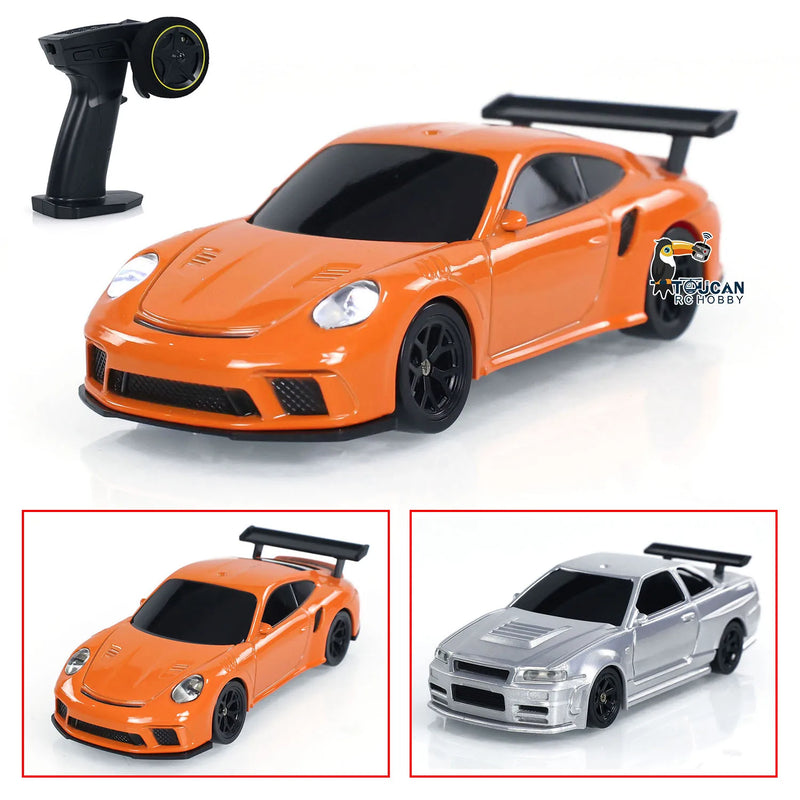 Upgrade 1/43 Scale RC Drift Race Car Gyro 4WD Ready to Go Mini Car Toy Fully Proportional Control High Speed Model  Mini Gifts