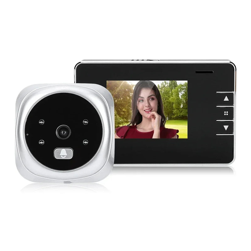 Home Security Night Vision Viewer Video Electronic Doorbell 2.8 Inch LCD Digital Peek Doorbell Cat Eye Outdoor Door Eye Camera