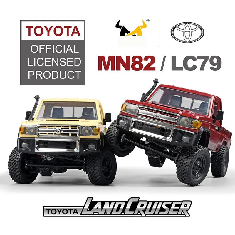 1:12 MN82 RC Car 2.4G MN Model RTR Version 4WD 280 Motor Proportional Off-Road Remote Control Crawler toys For Boys Gifts