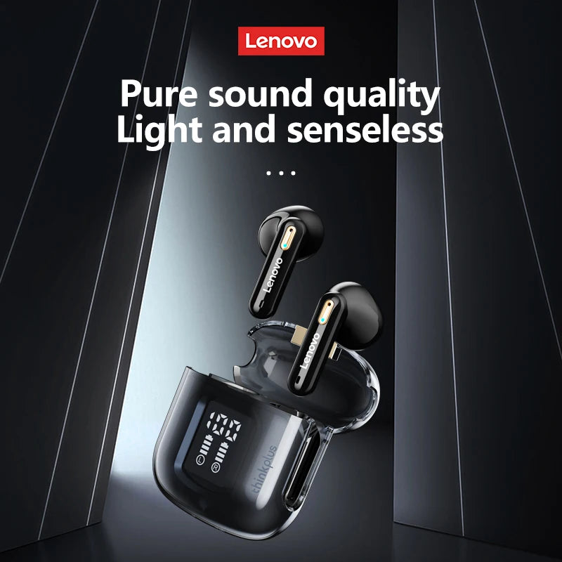 Original Lenovo LP6 Pro Bluetooth 5.3 Earphones TWS Wireless Headphones LED Digital Display HiFi Earbuds Sports Gaming Headset