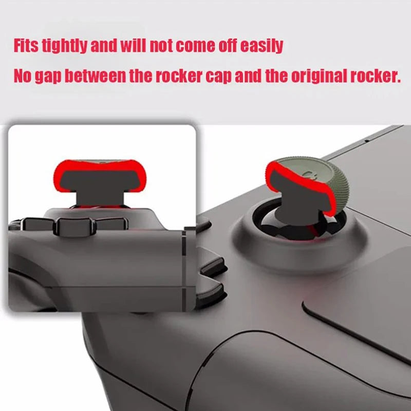 1Set Silicone Replacements Joystick Cover For Steam Deck/ROG Ally Game Console 3D Joystick Cap Game Repair Accessories