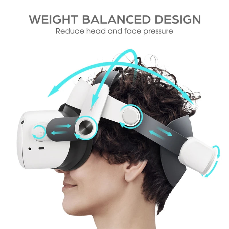 BOBOVR M2 PLUS Head Strap For Meta/Oculus Quest 2 Reduce Face Pressure Enhance Comfort Replacement of Elite Strap VR Accessories