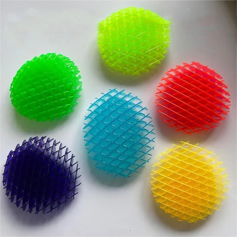 Design Worm Big Fidget Toy 3D Printing Decompression Elastic Net Net Anti-Stress ADHD Stress Relief Elastic Toy for Kid Adult