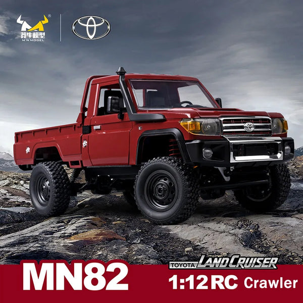 1:12 MN82 RC Car 2.4G MN Model RTR Version 4WD 280 Motor Proportional Off-Road Remote Control Crawler toys For Boys Gifts