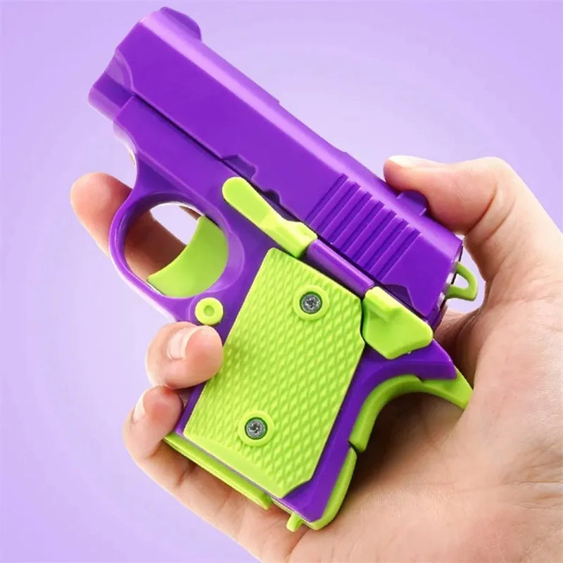 3D Printing Mini 1911 Children'S Toy Gun Fidget Toy Outdoor Sports Games for Kids and Adults Stress Relief Toy Christmas Gift