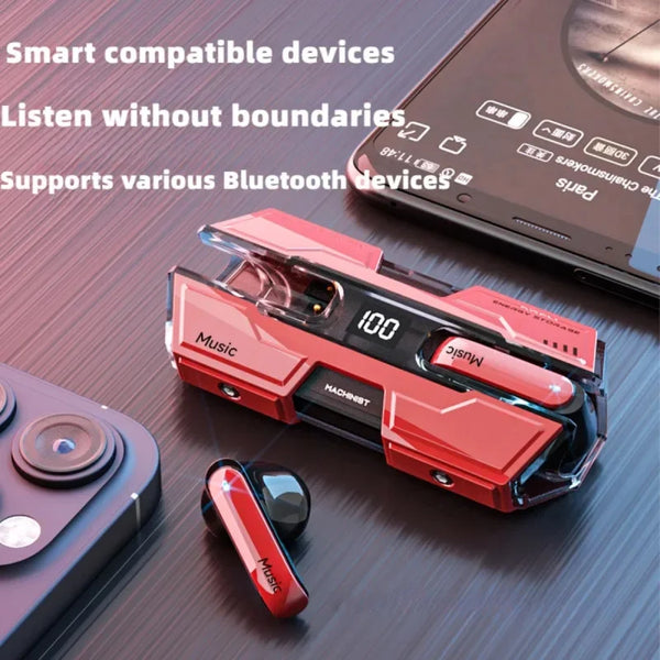 TWS G20 wireless Bluetooth 5.3 headset gaming headphone HiFi stereo sound earphones long standby music dual mode earbuds