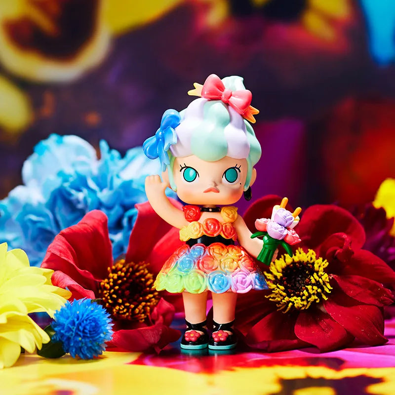 POP MART Molly Mika Ninagawa Flower Dreaming Series Blind Box Toys Mystery Box Cute Action Anime Action Figure Doll Girl Gifts