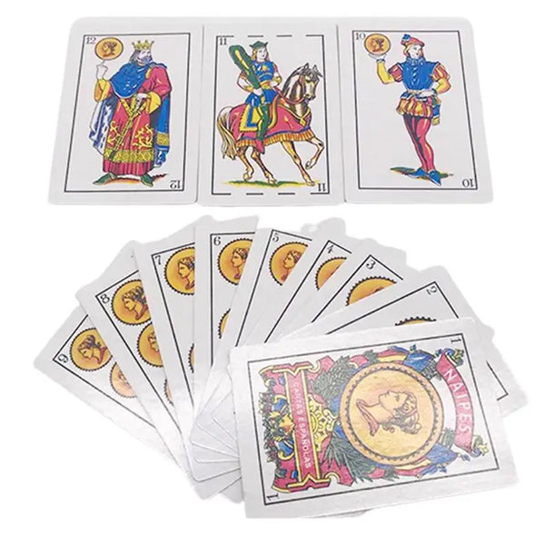 Fun Spanish Playing Cards Spanish Poker Game Card Waterproof 50 Cards Deck Family Party Board Game Magic Card For Party Play