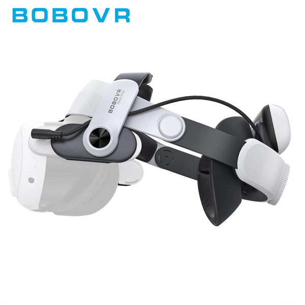 BOBOVR M3 Max 10000mah Battery Pack Head Strap Compatible with Meta Quest 3 Experience enhanced comfort and MR immersion