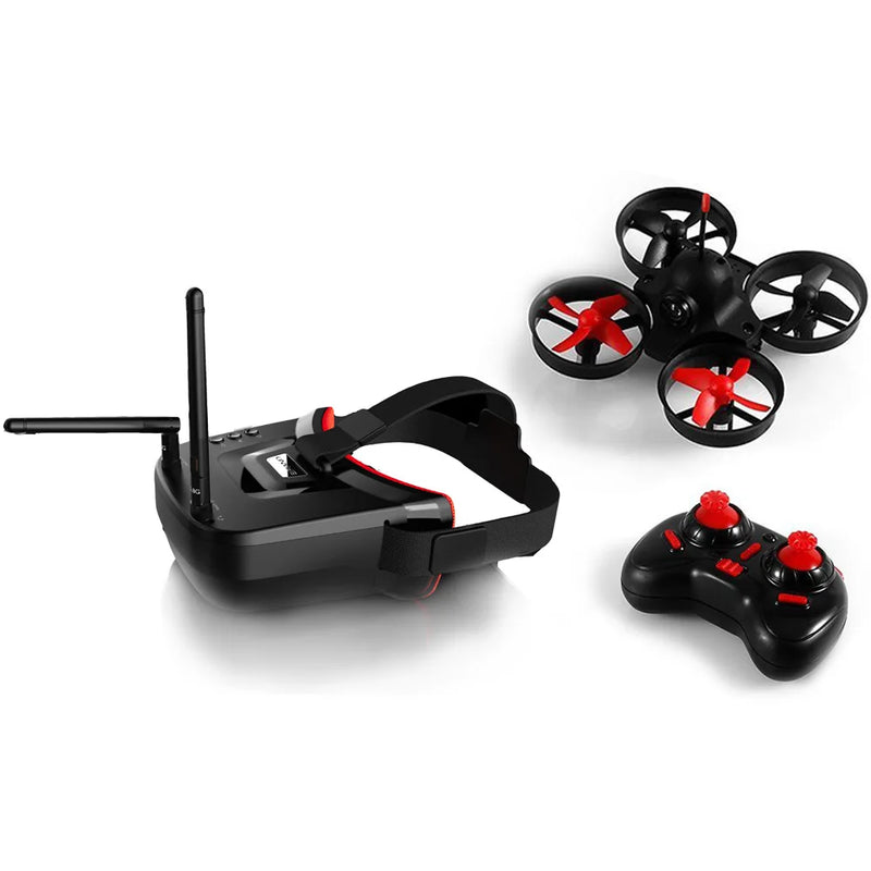 RTF Micro FPV RC Racing Quadcopter Toys w/ 5.8G S2 800TVL 40CH Camera / 3Inch LS-VR009 FPV Goggles VR Headset Helicopter Drone