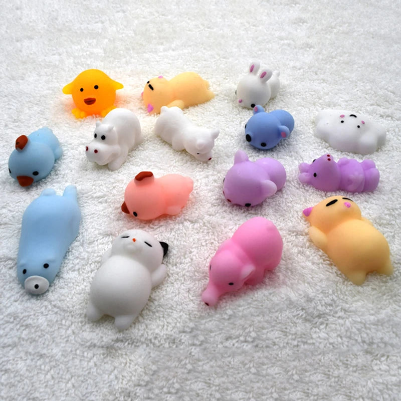 57 Styles Kawaii Squishies Mochi Squishy Toys For Kids Anti Stress Ball Squeeze Party Favors Stress Relief Toys For Birthday