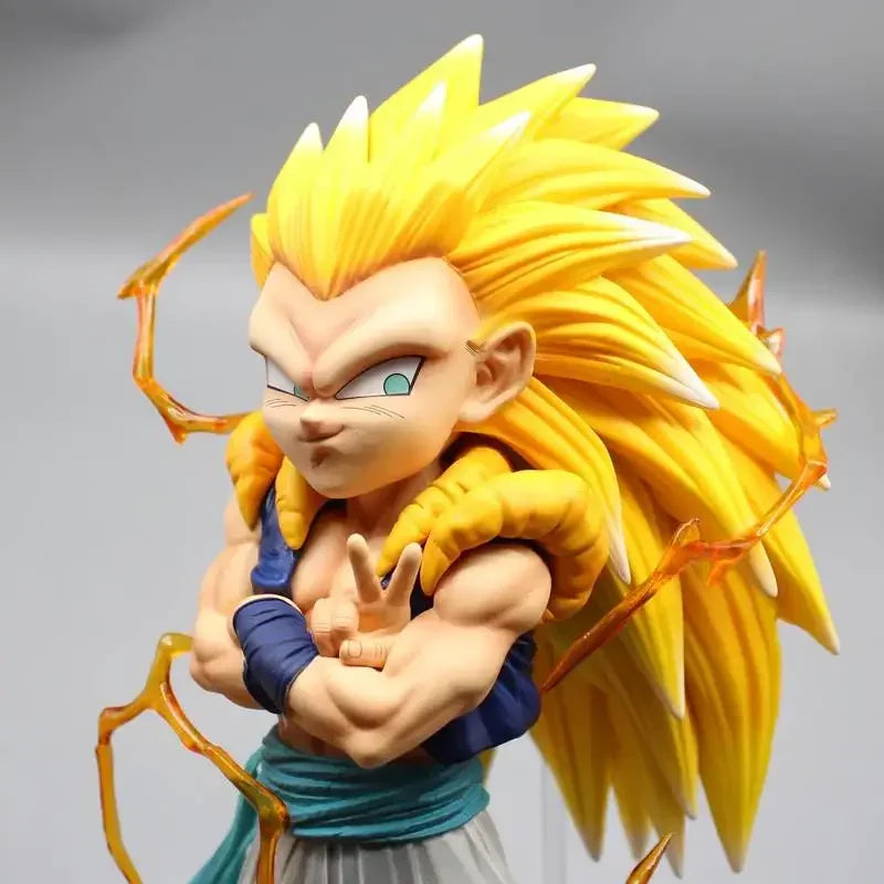 26cm Dragon Ball Figure Gotenks Standing Posture Anime Action Figures Periphery Kawaii Desktop Display Children Gift Toys Game